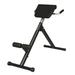 Mikolo Hyperextension Roman Chair Foldable Exercise Bench with 300LBS Capacity 9 Adjustable Heights for Strength Training.