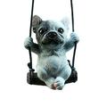 Car Hanging Ornament French Bulldog Interior Accessories Decoration for Car Rear View Mirror