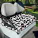 Xoenoiee Cute Panda Pattern Golf Cart Seat Covers Club Car Seat Covers for EZGO Yamaha Golf Cart Seat Blanket Covers for 2 Person Seats Summer Golf Cart Seat Towel