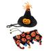 NUOLUX 1 Set Pet Dog Costume Pet Hat Party Neckerchief Pet Halloween Supplies