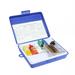 5-Piece Swimming Pool Test Kit with Tester Block and Case - Blue