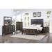 Roundhill Furniture Aetheria Contemporary Wood 5-Piece Storage Bedroom Set, Dark Brown