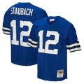 Men's Mitchell & Ness Roger Staubach Navy Dallas Cowboys Big Tall 1971 Legacy Retired Player Jersey