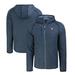 Men's Cutter & Buck Heather Navy Cleveland Guardians Mainsail Full-Zip Hooded Jacket