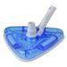 11" Deluxe Triangular Transparent Blue Weighted Vinyl Liner Swimming Pool Vacuum Head