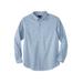 Men's Big & Tall KS Signature Wrinkle-Free Long-Sleeve Dress Shirt by KS Signature in Shadow Blue Arrow (Size 17 1/2 33/4)