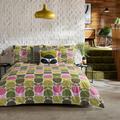 Orla Kiely Multi Block Stem BeddingBedding: Duvet Cover & 2 Pillowcase Set, King 230x220cm