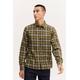 Langarmhemd BLEND "BLEND Shirt 20714890" Gr. x l, US-Größen, braun (lizard) Herren Hemden Oberhemden