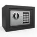 Banchy&Beauty Security Safe w/ Dual-Lock in Black/Gray | 6.69 H x 9.05 W x 6.69 D in | Wayfair YaSafeBox-05
