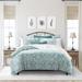 The Tailor's Bed Mocha/Charcoal Standard Cotton 2 Piece Indali Comforter Set Polyester/Polyfill/Cotton in Blue | Wayfair IDI-MED-AQU-CMF-CK-3PC