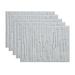 Fasade 24.25" W x 18.25" H 3D Wall Panel - 5 pack Vinyl/PVC in Gray | 18.25 H x 24.25 W x 0.03 D in | Wayfair PB7143