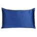 Homesahel Violet Dreamy Silky Ultra Soft Standard Pillowcases - Set Of 2 Silk/Satin in Blue/Navy | Queen | Wayfair 387900