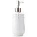 Juliska Berry & Thread wash Soap Dispenser Ceramic/Metal in White | 8 H x 3.25 W x 3.25 D in | Wayfair JAV04/W