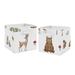 Sweet Jojo Designs Watercolor Woodland Forest Animals Collection Box Fabric in Brown/White | 11 H x 10.5 W x 10.5 D in | Wayfair Bin-ForestAnimals