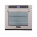 Kucht 30" 5 cu. ft Self-Cleaning Convection Electric Single Wall Oven, Stainless Steel | 28.44 H x 29.88 W x 24 D in | Wayfair KWO310