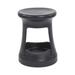 ECR4Kids Storage Wobble Stool, 18in Seat Height, Active Seating Plastic in Gray | 18 H x 13.3 W x 13.3 D in | Wayfair ELR-15853-BK