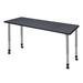 Regency Kee Height Adjustable Training Table Wood/Metal in Gray | 30 H x 60 W x 24 D in | Wayfair MT6030GYAPCGY