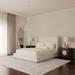 Tandem Arbor Roxborough Shelter Upholstered Bed Upholstered, Linen | 52 H x 65.5 W x 87.5 D in | Wayfair 110-11-FUL-15-ST-KL-MZ-DB