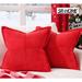 SR-HOME Pack Of 2 Decorative Broadside Throw Pillow Cover w/ Splicing, Striped Corduroy Square Cushion Pillowcase For Couch Sofa Bedroom Living Room | Wayfair