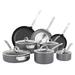 Viking Hard Anodized Nonstick 13 Piece Cookware Set Non Stick/Hard-Anodized Aluminum in Gray | 12 W in | Wayfair 40051-9993