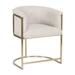 Vanguard Furniture Skye Button Back Metal Frame Chair Fabric in Gray | 31 H x 24.5 W x 24 D in | Wayfair V962B-CH_153470