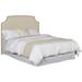 Vanguard Furniture Bonnie/Bruno Queen Headboard Upholstered/Polyester in White/Brown | 56 H x 67 W x 4 D in | Wayfair 502BQ-H_Brownstone_153529
