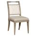 Vanguard Furniture Maria Dining Side Chair Wood/Upholstered in Brown | 38 H x 20 W x 25 D in | Wayfair V978S_Brownstone_551049