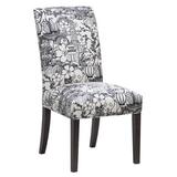Vanguard Furniture Butler Side Chair Fabric in Blue/Brown | 40 H x 21 W x 26.5 D in | Wayfair V288S_Havana_550837