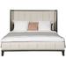 Vanguard Furniture Michael Weiss Mattingly Queen Bed Performance Fabric/Upholstered in Blue/Brown | 63 H x 70 W x 90.5 D in | Wayfair