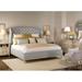 Vanguard Furniture Emma King Bed in Brown | 66.5 H x 83 W x 92 D in | Wayfair V1728K-HF_Sussex_153828_9SSNailhead