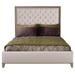 Vanguard Furniture Dana & Dylan Queen Bed Upholstered/Polyester in Gray/Blue | 66 H x 66.5 W x 88 D in | Wayfair
