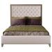 Vanguard Furniture Dana & Dylan Queen Bed Upholstered/Polyester in Blue/Brown | 66 H x 66.5 W x 88 D in | Wayfair