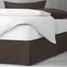 Eider & Ivory™ Fritsch Full/Double Bed Skirt 15" Drop in Brown | 15 H x 39 W x 80 D in | Wayfair D68E80DEAE00434384776109DFDAC4D9