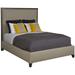 Vanguard Furniture Dana/Dylan Queen Bed Wood & /Upholstered/Polyester in White | 66 H x 67 W x 88 D in | Wayfair 549CQ-PF_Sussex_154369_Tapered