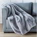 Mercer41 Dorriel Faux Fur Throw-Blanket Faux Fur in Gray | 50 H x 60 W in | Wayfair FCB2371610FF4E7ABBE7C89FD1778A8E