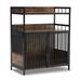 Tucker Murphy Pet™ Furniture Style Dog Crate w/ Storage Shelves, Heavy Duty en Dog Crate End Table, Triple Doors Dog House Home Indoor Use | Wayfair