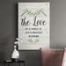 Trinx Love Of A Family Premium Gallery Wrapped Canvas - Ready To Hang Canvas, Solid Wood in Black/Green/White | 27 H x 18 W x 1 D in | Wayfair