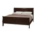 Winston Porter Karuna Low Profile Panel Bed in Cappuccino Wood in Brown | 47.75 H x 78.15 W x 88.85 D in | Wayfair 3E3EEDCFF1E44B798963A231B16C01A6