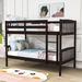 Harriet Bee Bundella Twin Over Twin Wood Bunk Bed w/ Ladder | 59 H x 42 W x 80 D in | Wayfair ABAE0808E4334139A76B8A2DD9A47B79