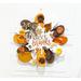 The Holiday Aisle® Fall Wreath in Brown/Orange/White | 20 H x 20 W x 2 D in | Wayfair FA0659A1952B483E81D7101C3757FB25