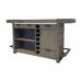 Lark Manor™ Artresha Bar Set w/ Wine Storage Wood in Brown/Gray | 42 H x 78.25 W x 28 D in | Wayfair 2A06A1E2FBE6457D9AB1C1F55EBD8082