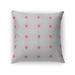 Foundry Select Throw Square Pillow Cover & Insert Polyester/Polyfill blend in Gray | 18 H x 18 W x 4 D in | Wayfair