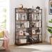 17 Stories 62" H x 24" W Iron Etagere Bookcase in Brown | 62 H x 24 W x 12 D in | Wayfair ACBCD2A19F8A4F1AB8153F5EA8FABE97