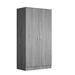 Ebern Designs Lacandis 2 Door Wardrobe 72" Tall Wood in Gray | 71.25 H x 29.5 W x 19 D in | Wayfair D096D32D362148DB8B8D53E7CF3D0A2A