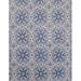 Blue/White 119 x 93 x 0.25 in Area Rug - Isabelline Floral Handmade Hand-Knotted Rectangle 8'1" x 10' Area Rug in Beige/Blue | Wayfair