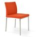 sohoConcept Aria Metal Slipcovered Side Chair Upholstered in Orange/Gray | Wayfair DC1001-40