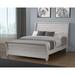 Gracie Oaks Bionca Panel Bed in Vintage Linen Wood in Brown | 55.5 H x 65.9 W x 95.35 D in | Wayfair 3E5AEC4ACA294474880DDC8AC05F12A5