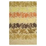 Brown/Green Rectangle 7'6" x 9'6" Area Rug - Safavieh Soho Sage Area Rug Wool | Wayfair SOH824A-8