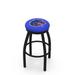 Holland Bar Stool NCAA 30" Swivel Bar Stool Upholstered/Metal in Blue/Black | Wayfair L8B2B30BoiseS