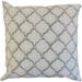 The Pillow Collection Padma Geometric Cotton Throw Pillow Down/Feather/Cotton in Blue | 24" x 24" | Wayfair P24-PT-SANGANER-MINERAL-C100